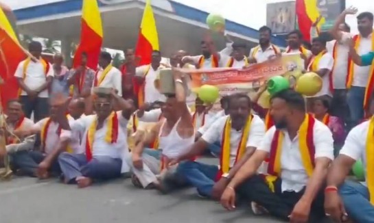 ಕಾವೇರಿ ನೀರು ಬಿಡುಗಡೆಗೆ ತೀವ್ರ ಆಕ್ರೋಶ: ಬೆಂಗಳೂರು ಸೇರಿ ರಾಜ್ಯಾದ್ಯಂತ ಕನ್ನಡಪರ ಸಂಘಟನೆಗಳ ಬೃಹತ್ ಪ್ರತಿಭಟನೆ