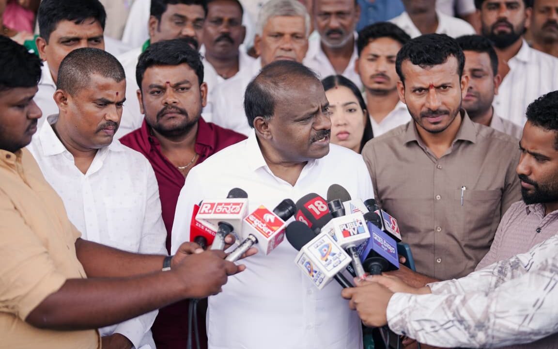 ರೈತರ ಸಾಲಮನ್ನಾ ಮಾಡಲು ಒಪ್ಪದ ಕಾಂಗ್ರೆಸ್ಸಿಗರು ‘ಪಾಪಿಗಳು’: ಕೇಂದ್ರ ಸಚಿವ ಹೆಚ್.ಡಿ. ಕುಮಾರಸ್ವಾಮಿ ತೀವ್ರ ವಾಗ್ದಾಳಿ